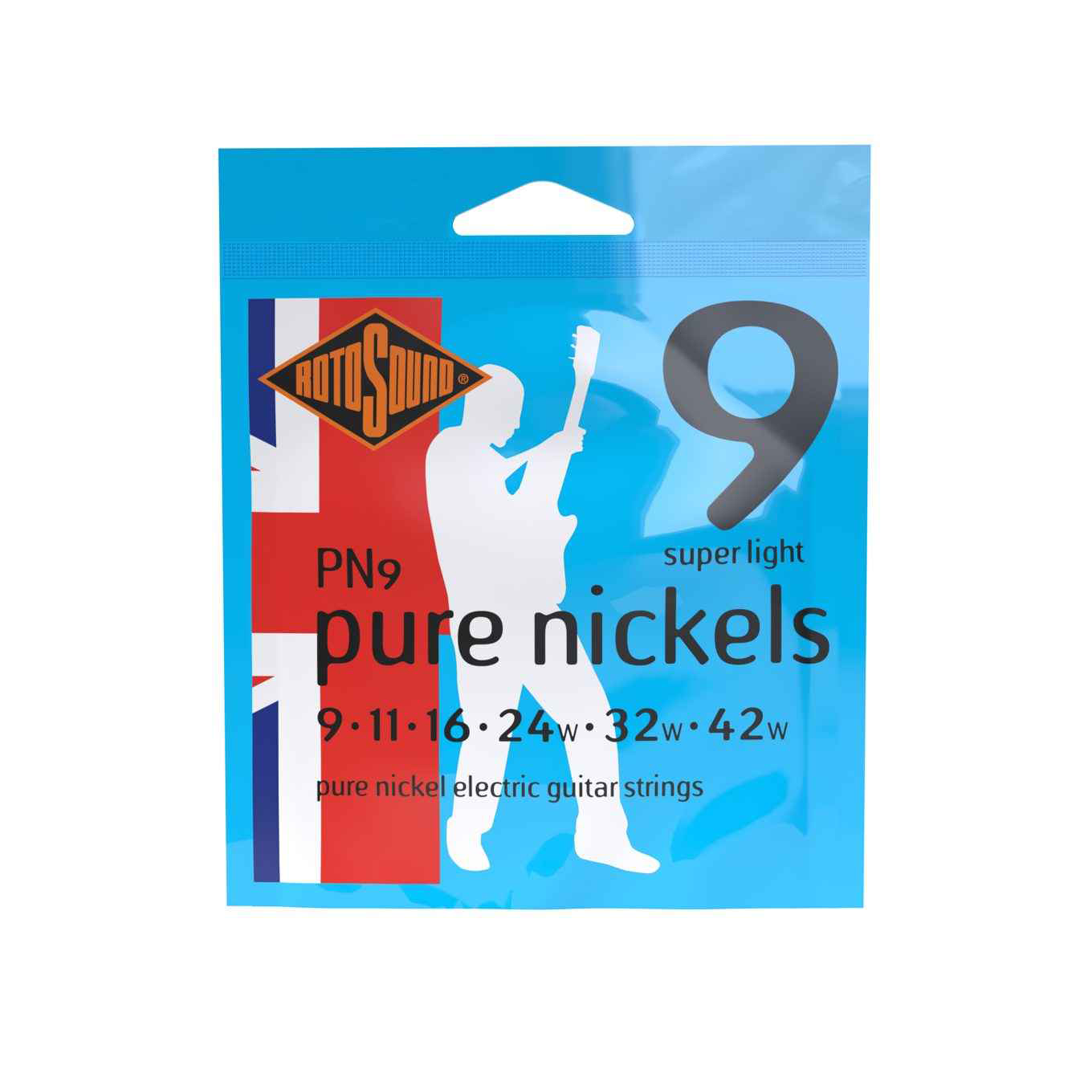 Rotosound Pure Nickels Light Electric Guitar Strings